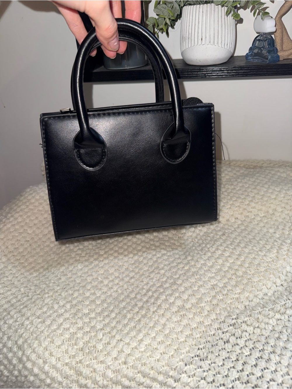 Black Mini Top Handle Bag 🖤